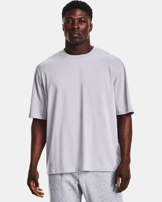Men's UA Playback Boxy Heavyweight T-Shirt, Gray, pdpMainDesktop image number 0